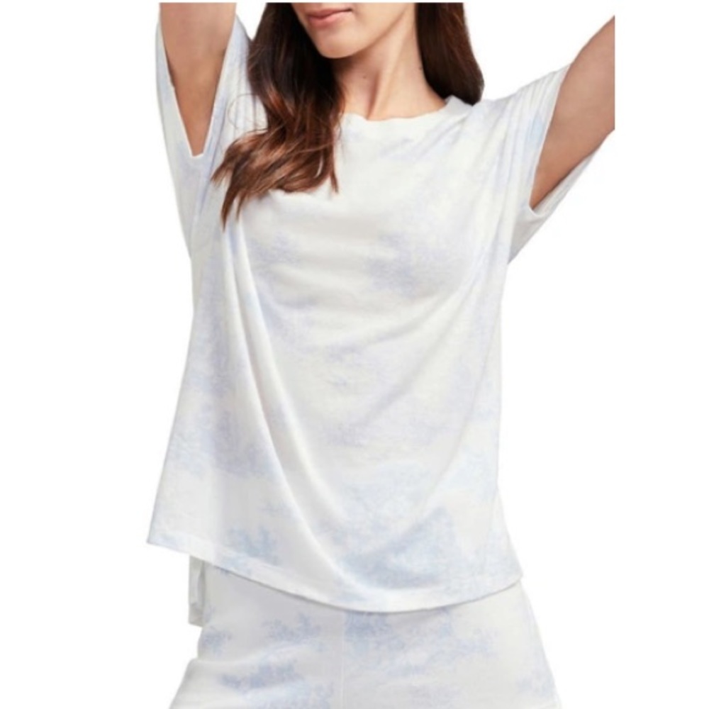 Wildfox Toile Print Cotton Blend T-shirt In Tagged Toile Size S